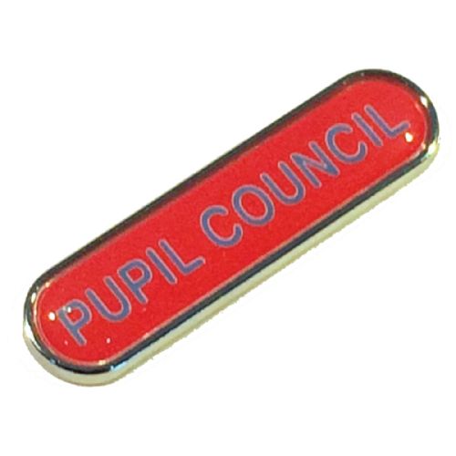 PUPIL COUNCIL bar badge